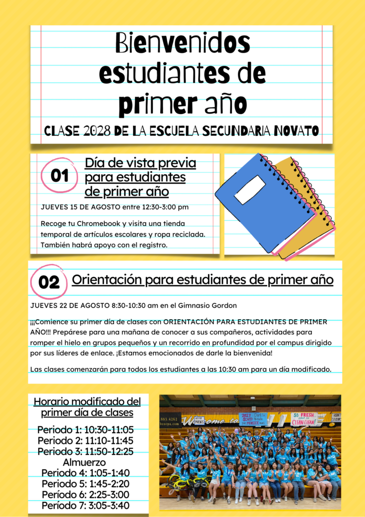 NHS Freshman Flyer - Spanish